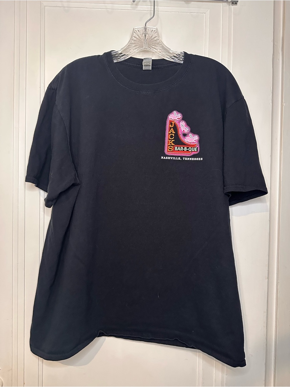 Jack's Bar-B-Que Nashville TN Black Graphic Tee